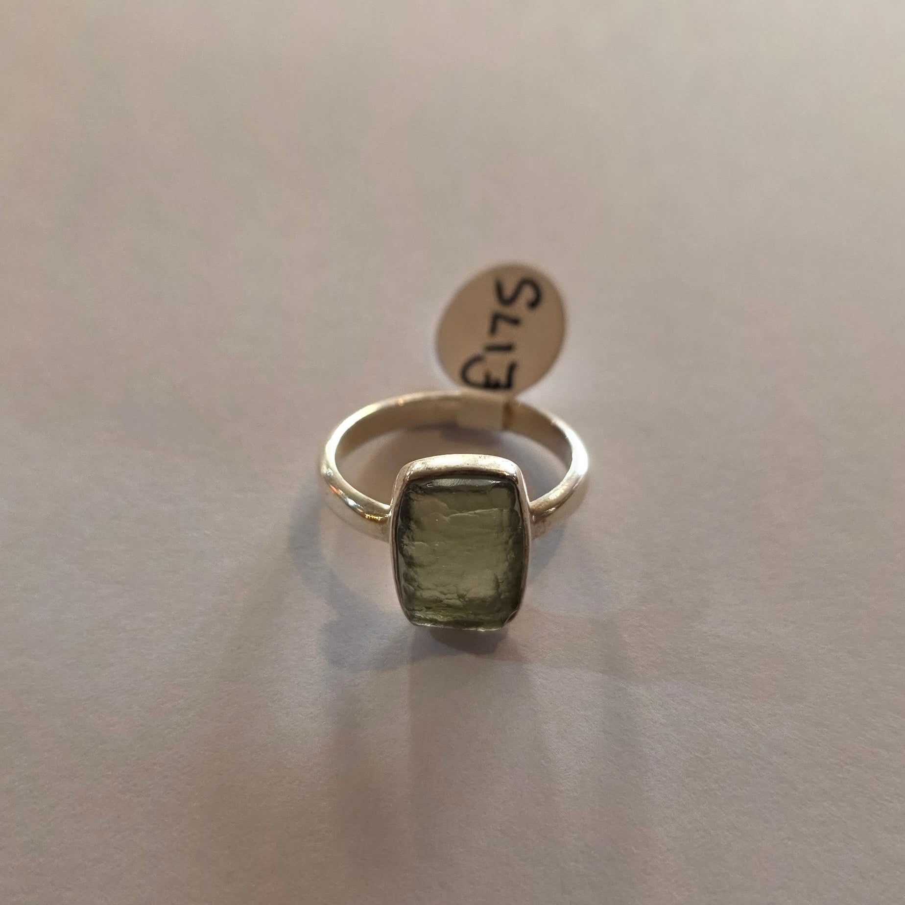 Moldavite Ring