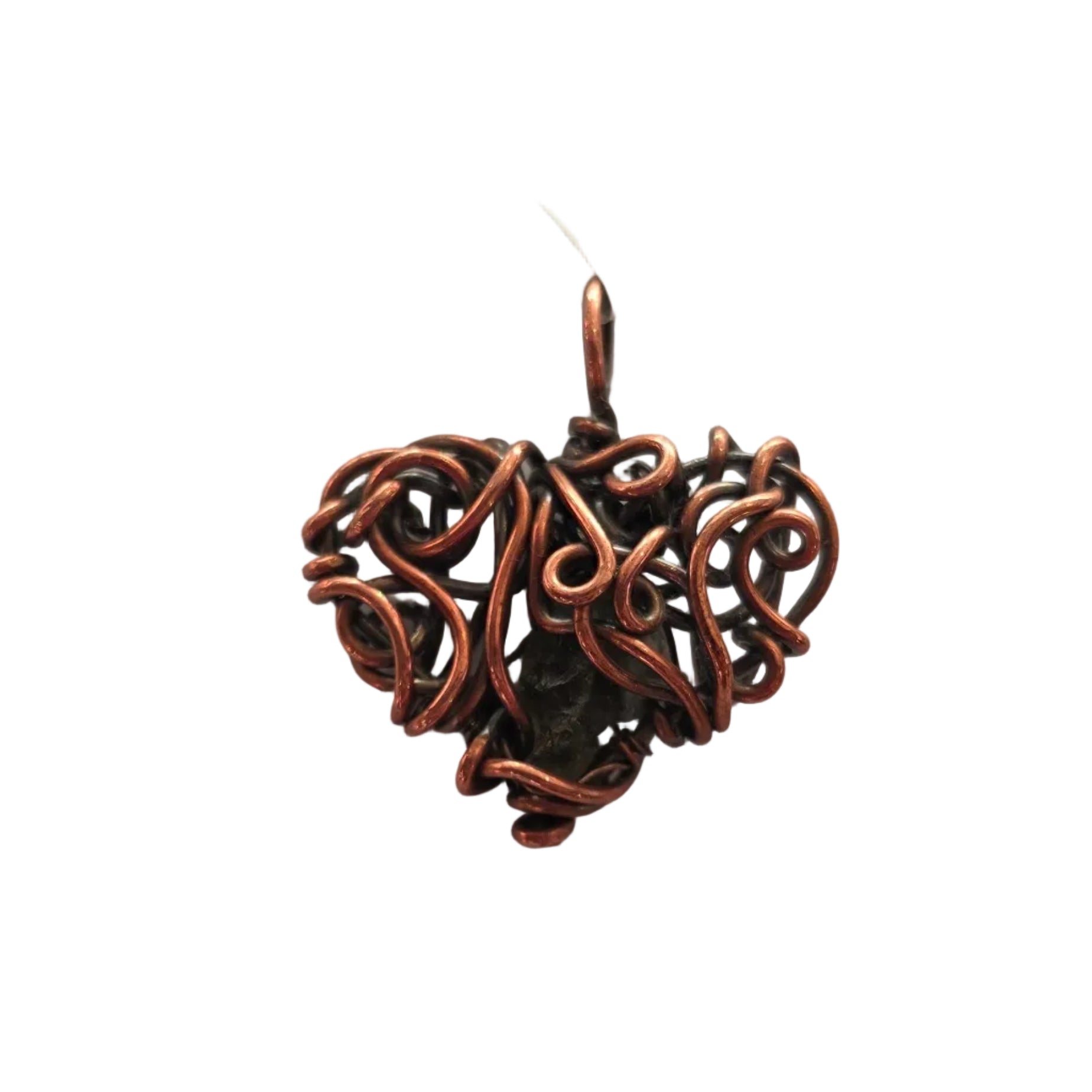 Moldavite Heart Pendant