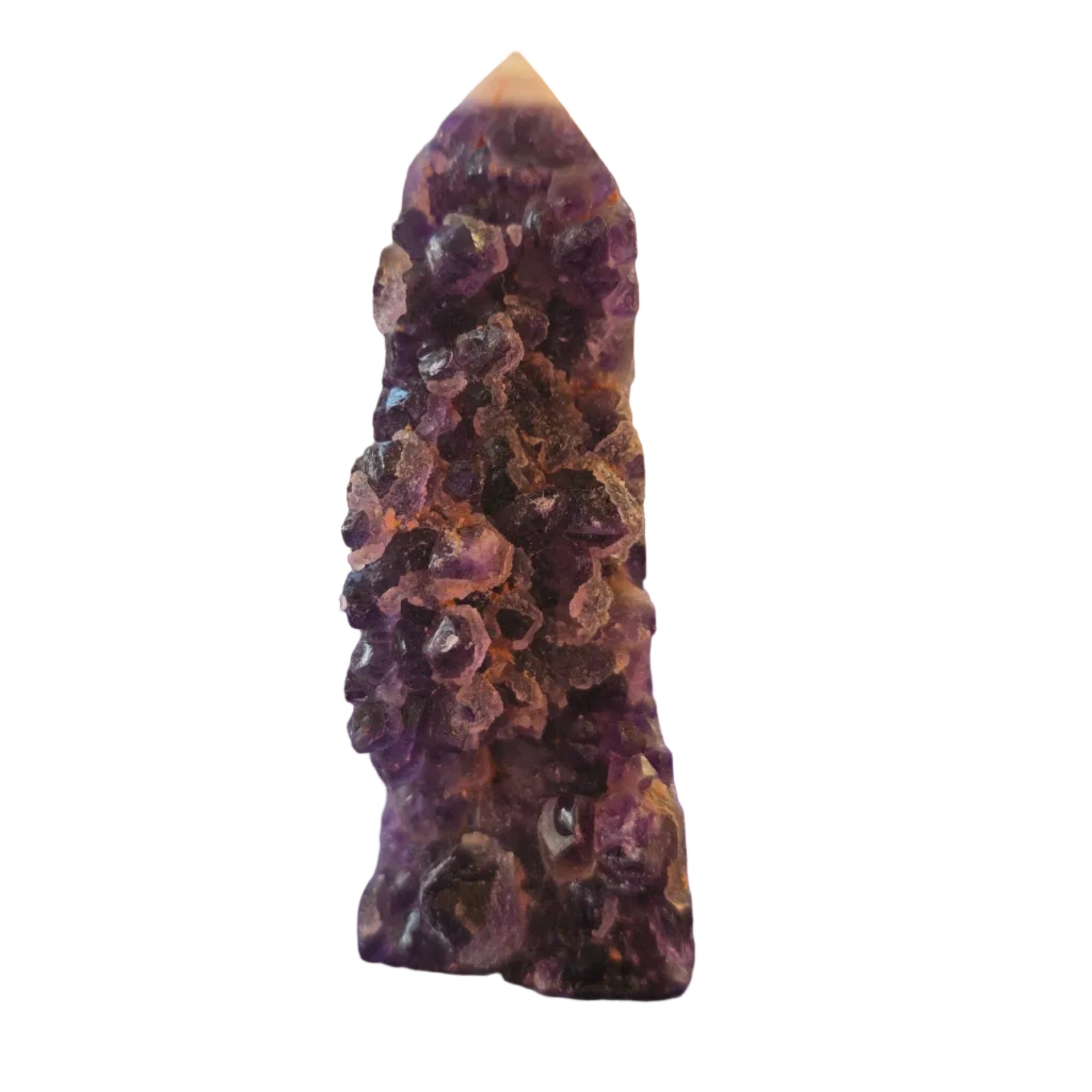Amethyst with Druzy Quartz
