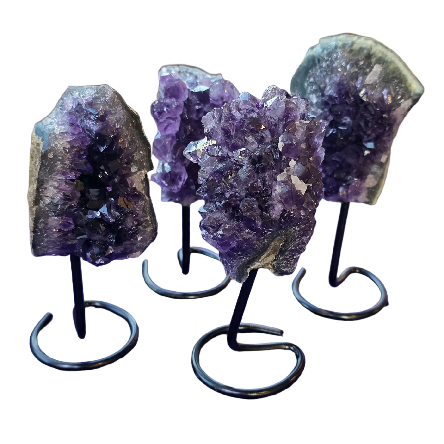 Druzy Amethyst on Stand