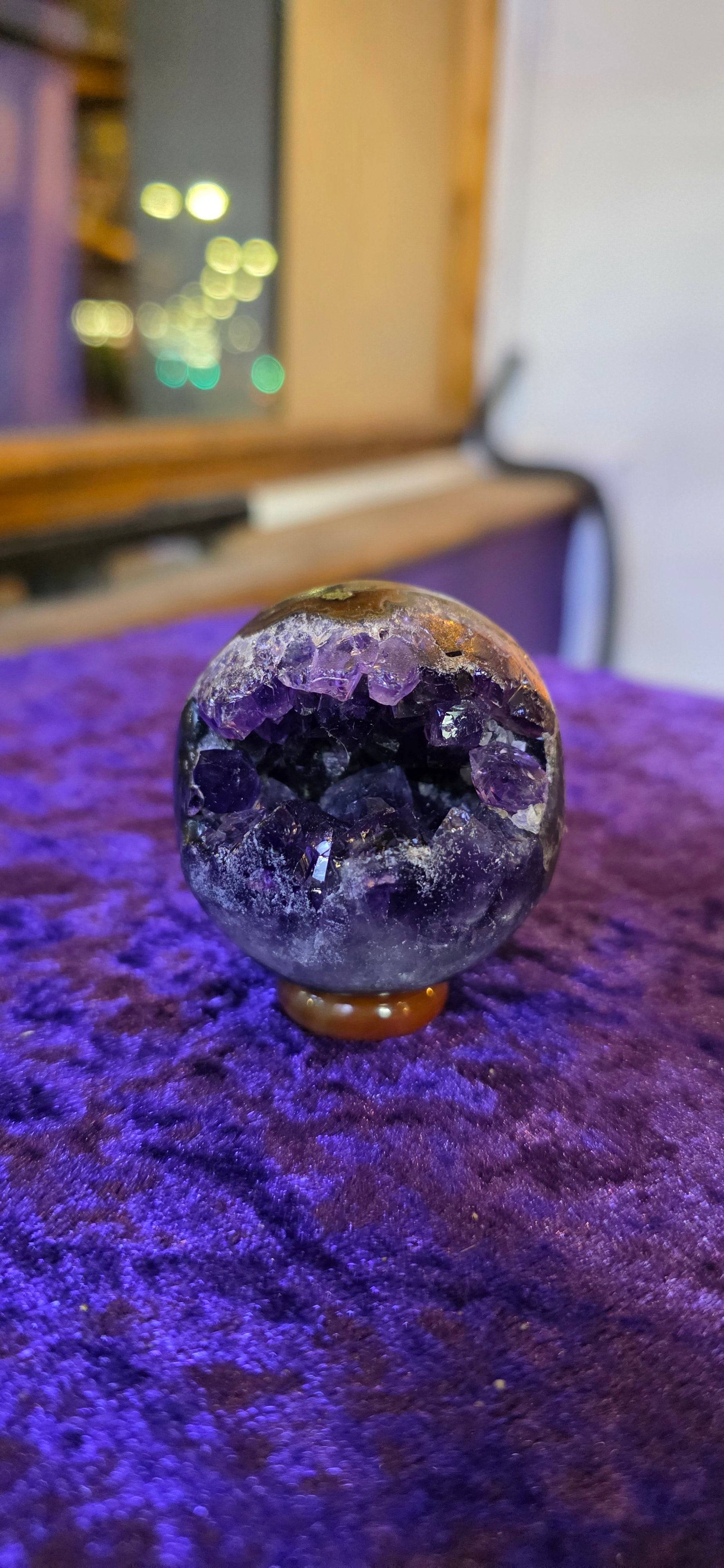 Amethyst Sphere Druzy