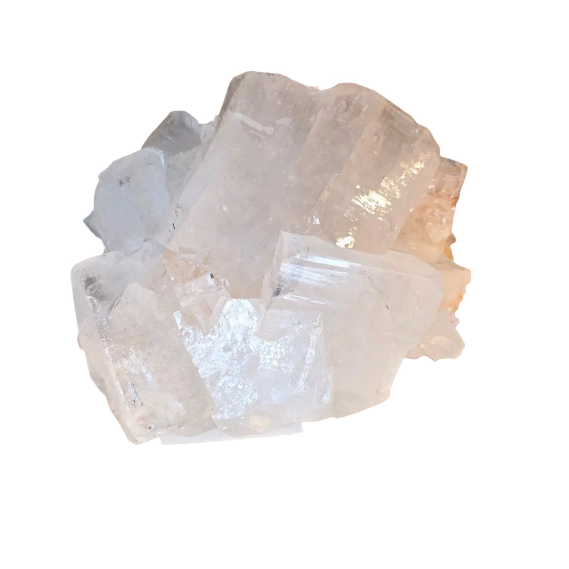 Apophyllite Growth with Stillbite Blades Specimen