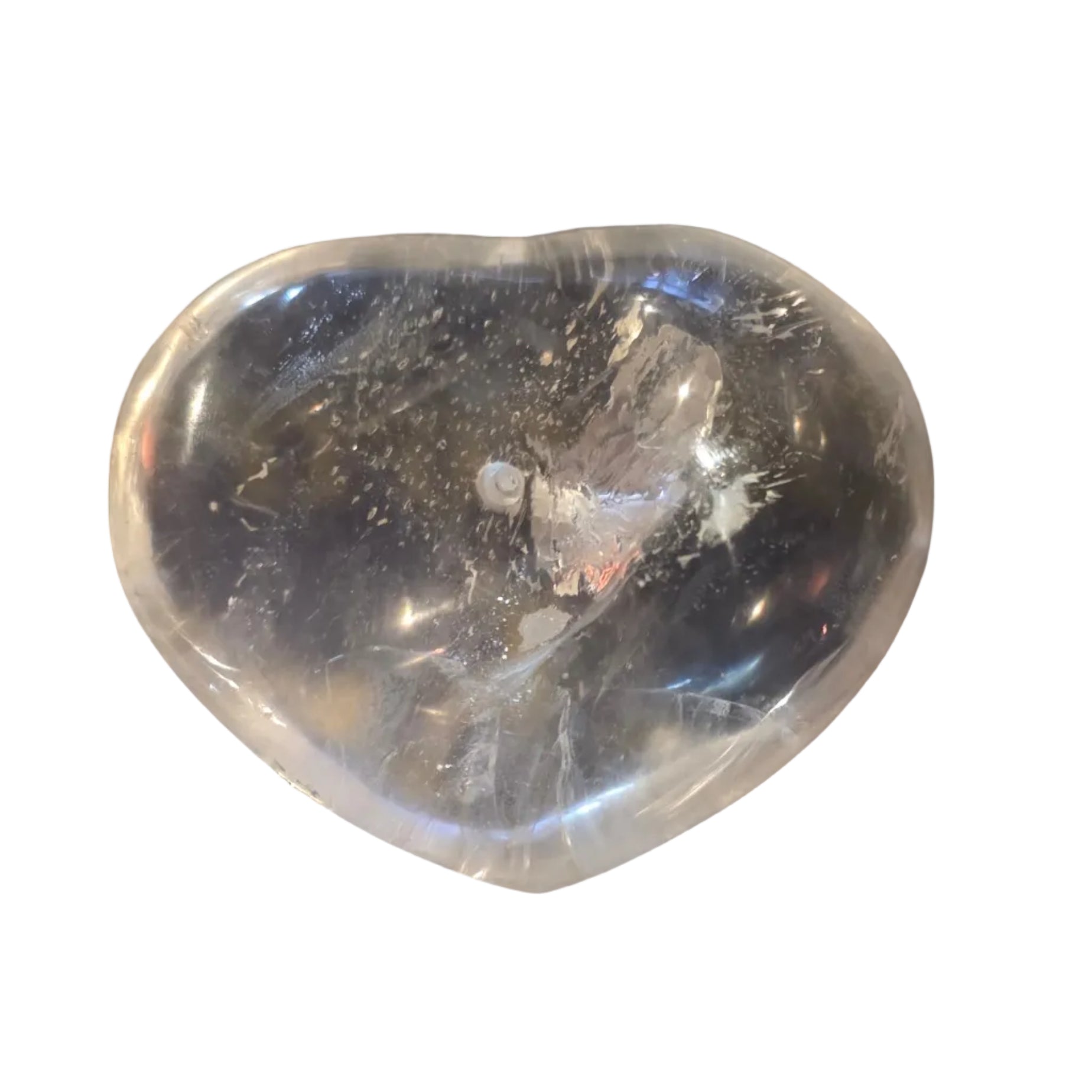 Quartz Heart Incense Holders