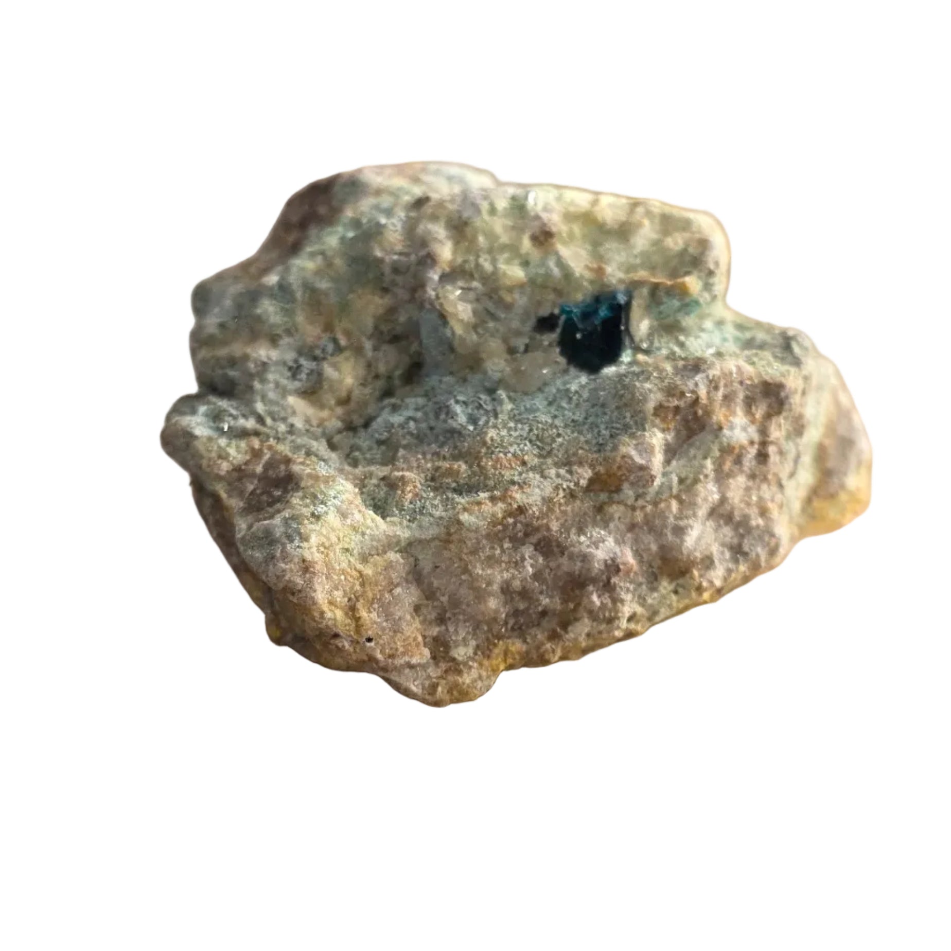 Dioptase on Smokey Quartz