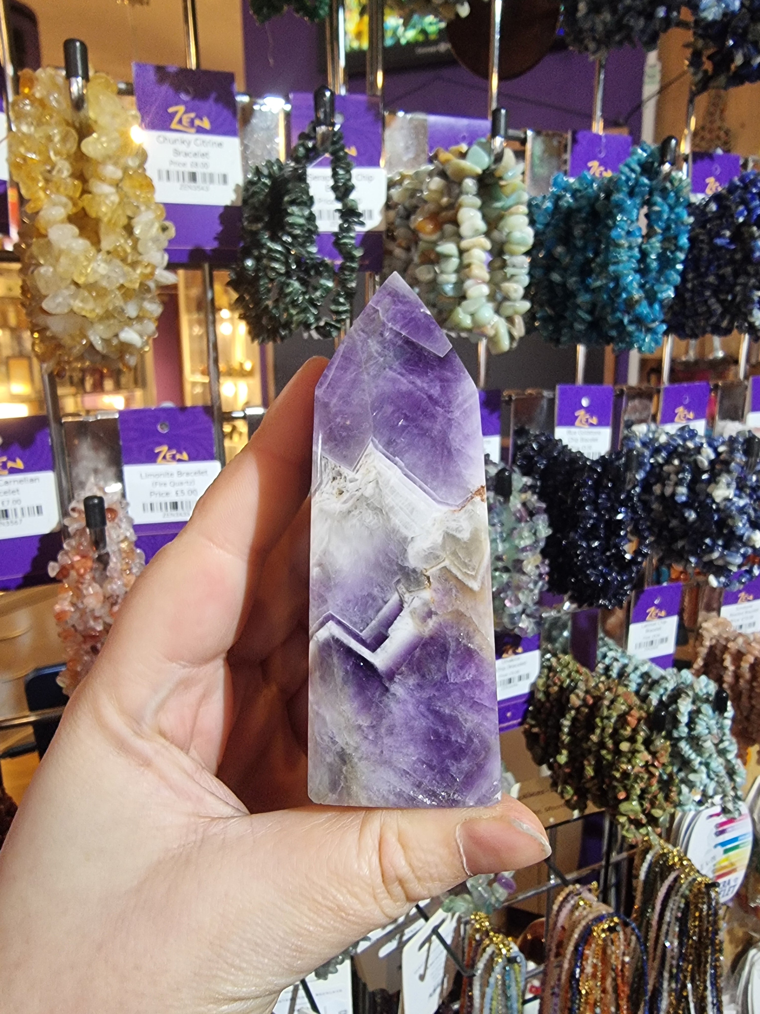 Banded Amethyst Tower