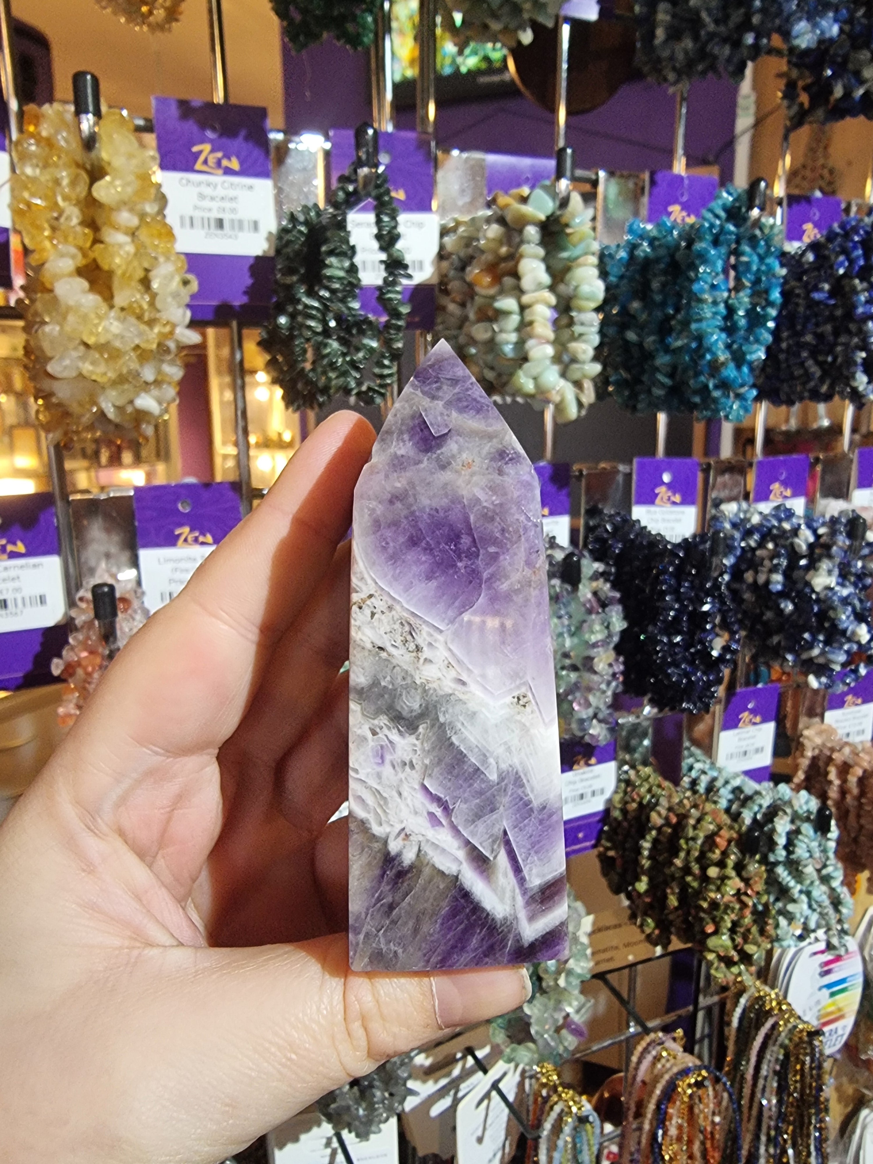 Banded Amethyst Tower