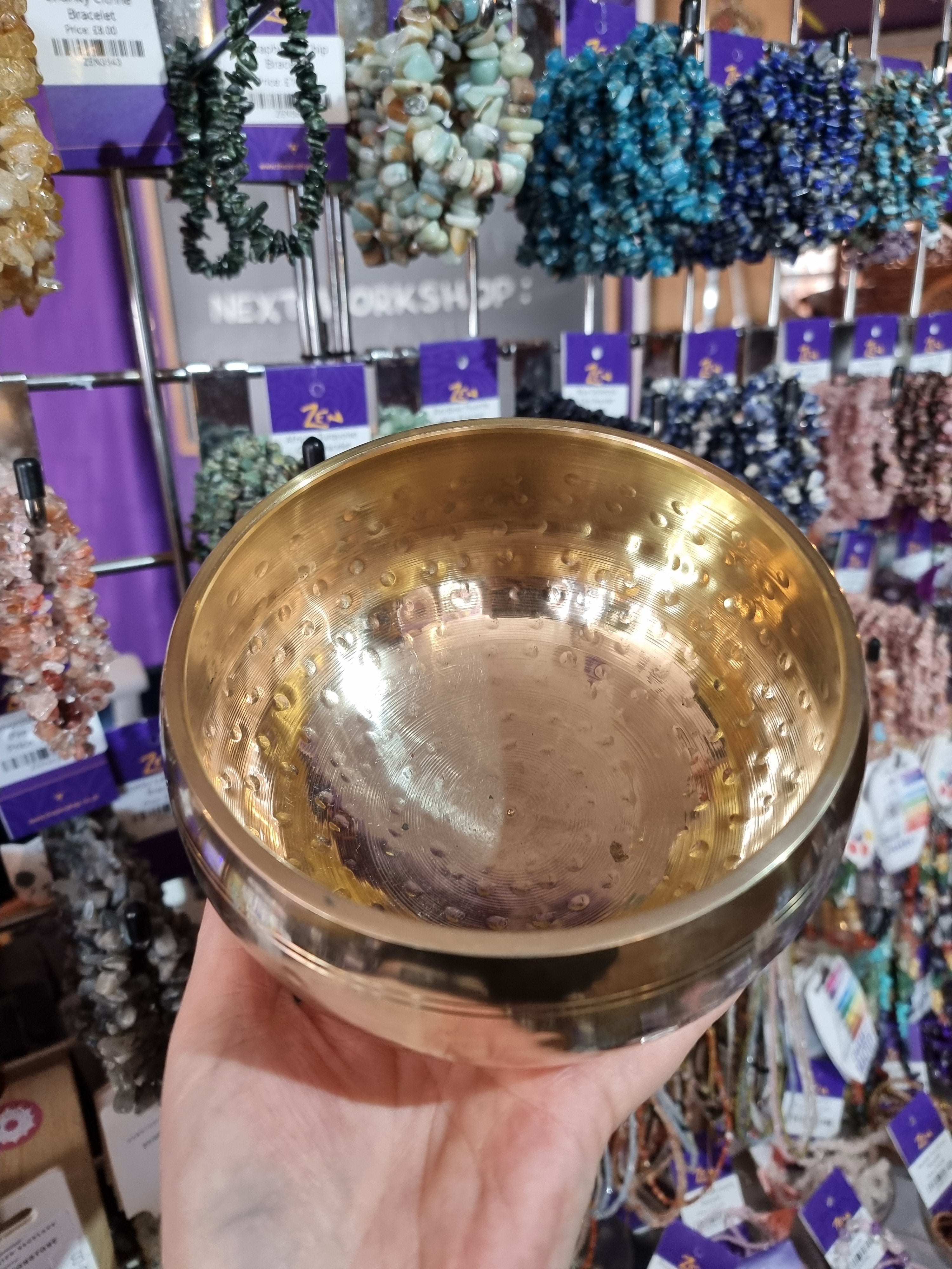 Gold Singing Bowl (Dimple)