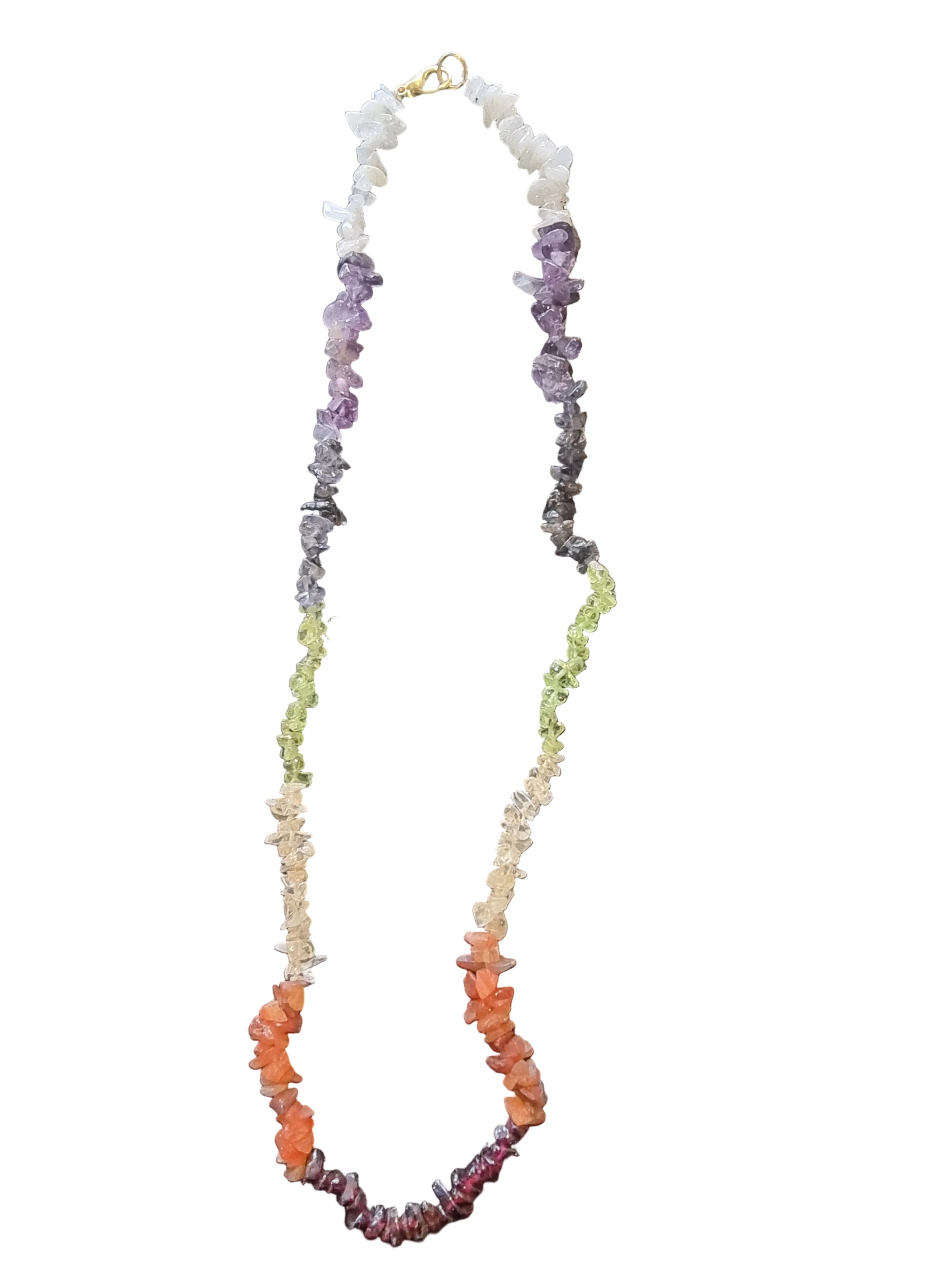 Chakra Chip Necklace (Gold)