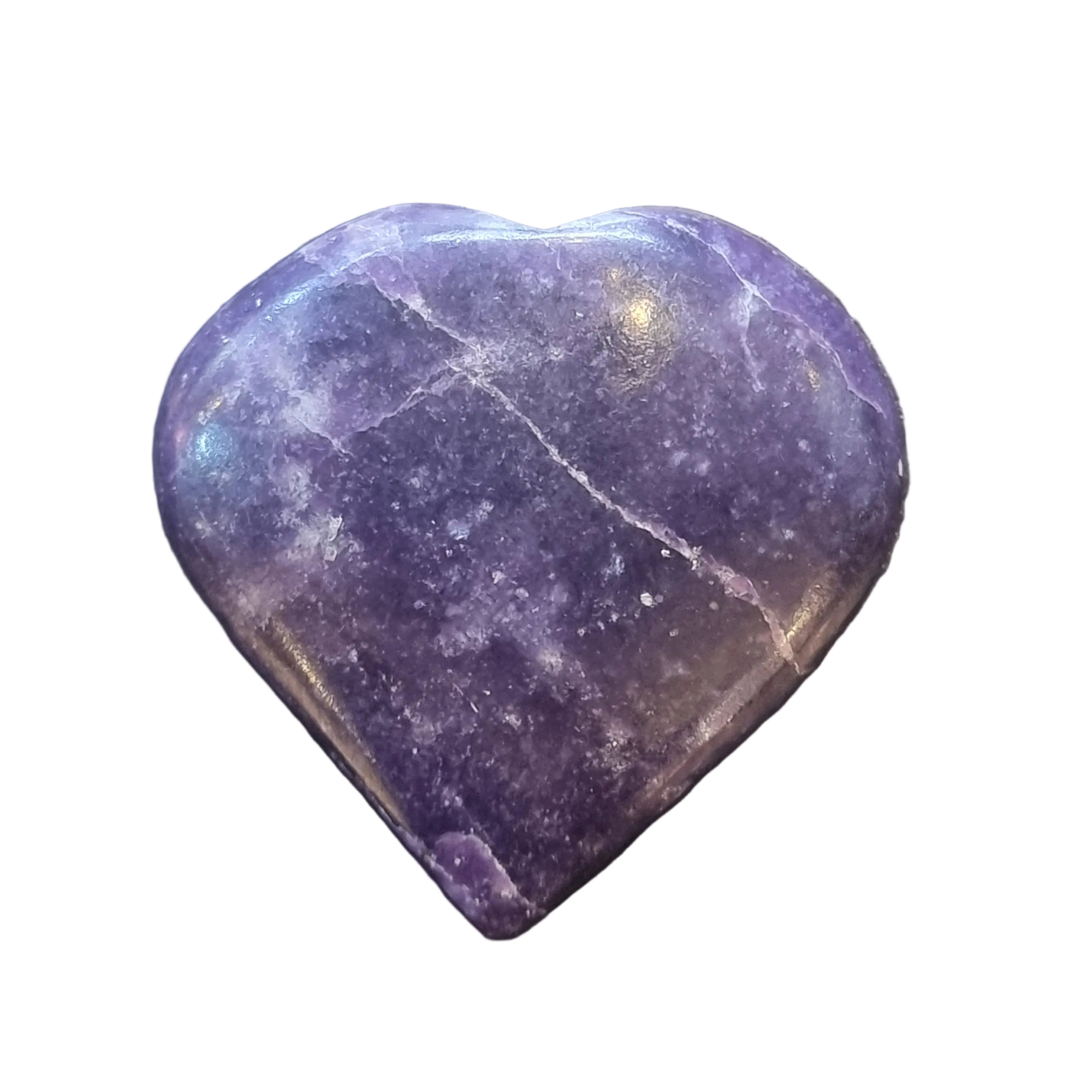 Lepidolite Heart