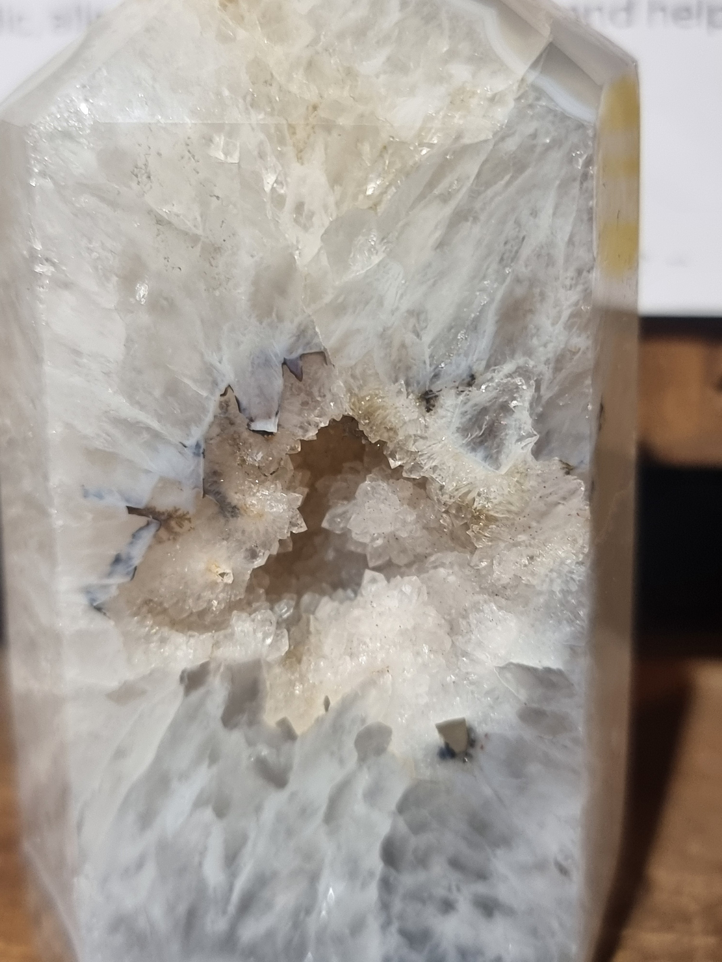 Druzy Aura Agate Tower (242g)