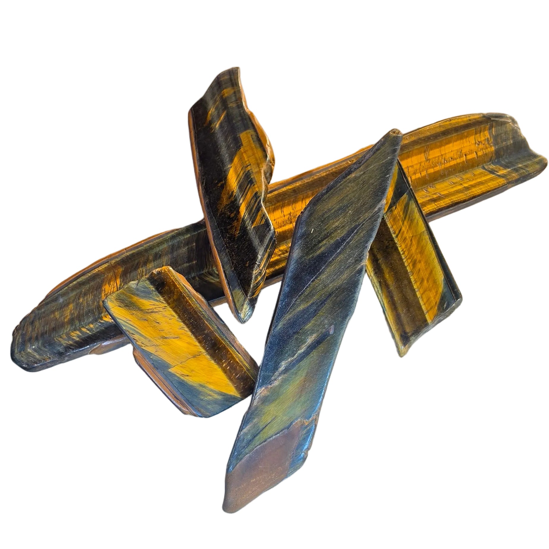 Variegated Tigers Eye Slices