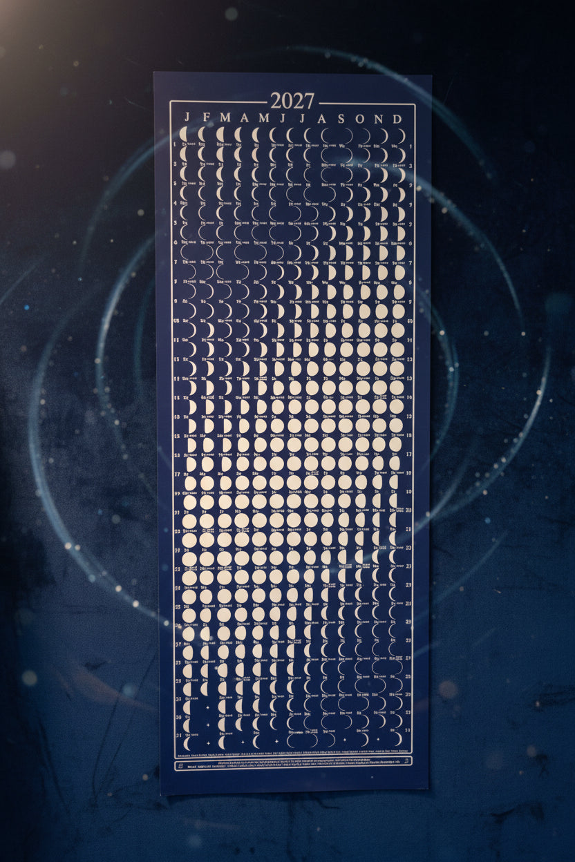 2027 Lunar Moon Phase Calendar