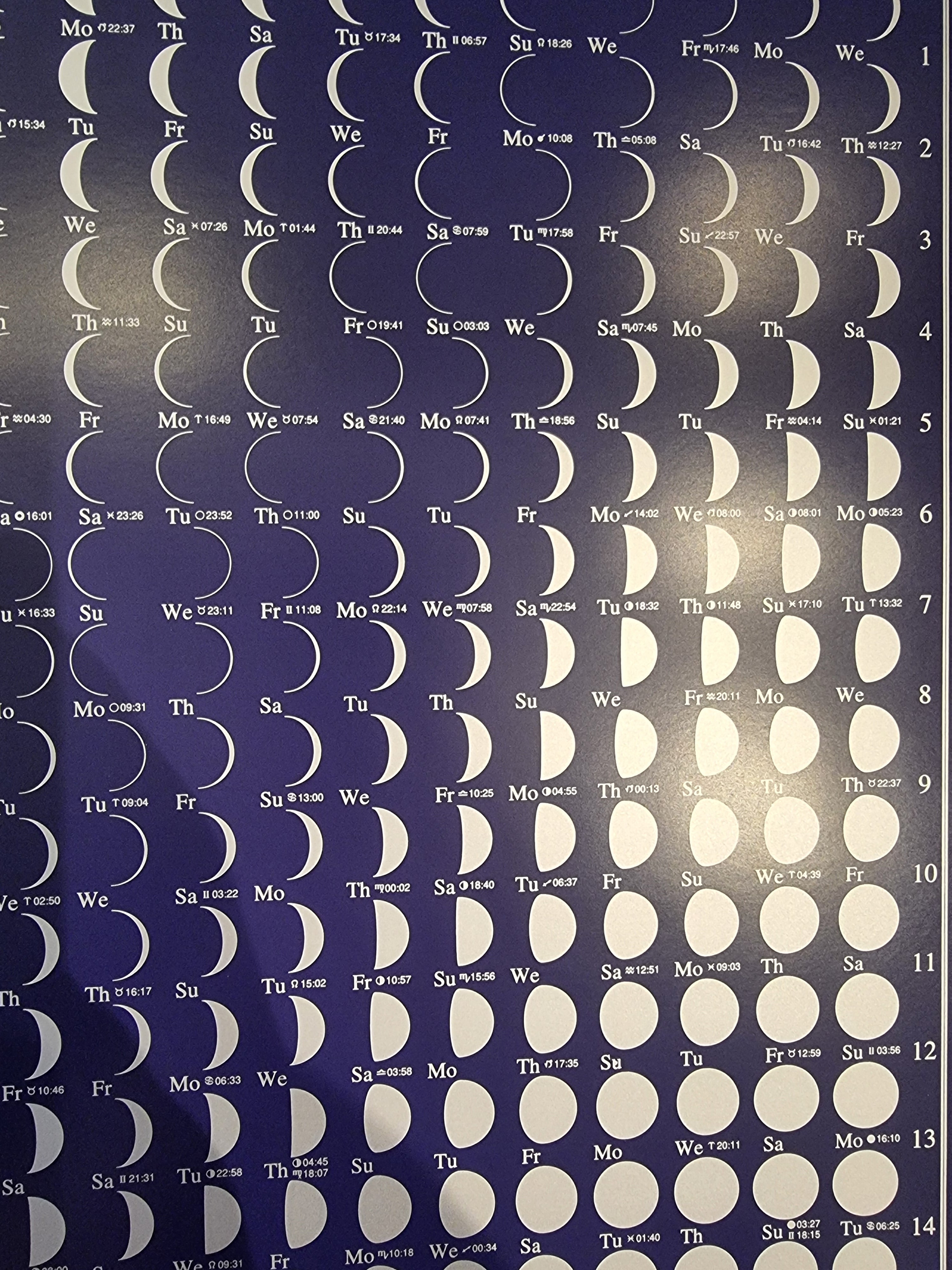 2027 Lunar Moon Phase Calendar