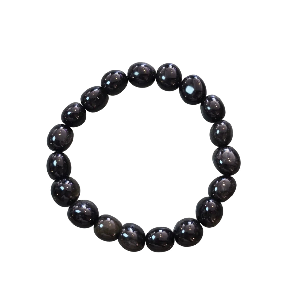 Silver Sheen Obsidian Bracelet