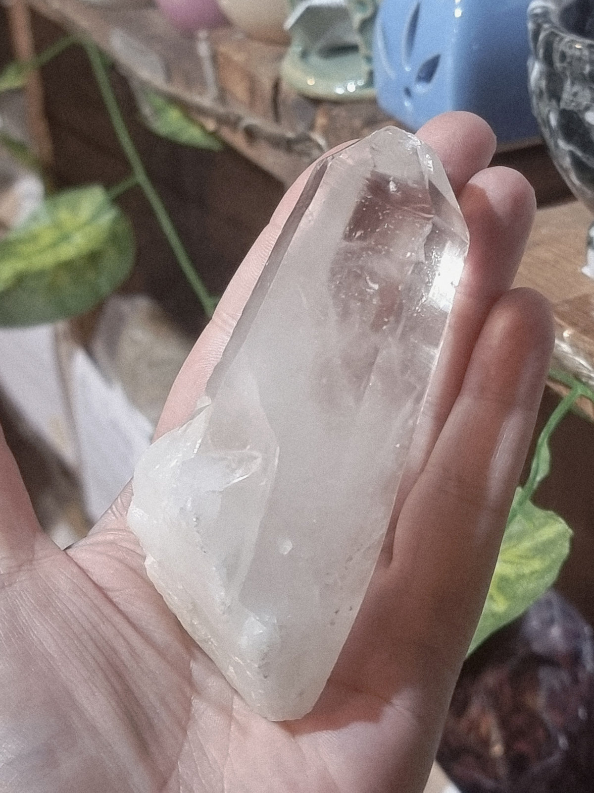 Engulfed Quartz Point with Lemurian (LQ8)