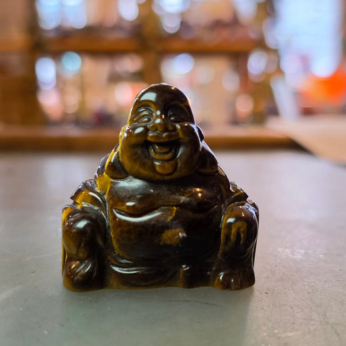 Crystal Buddha (Tiger's Eye)