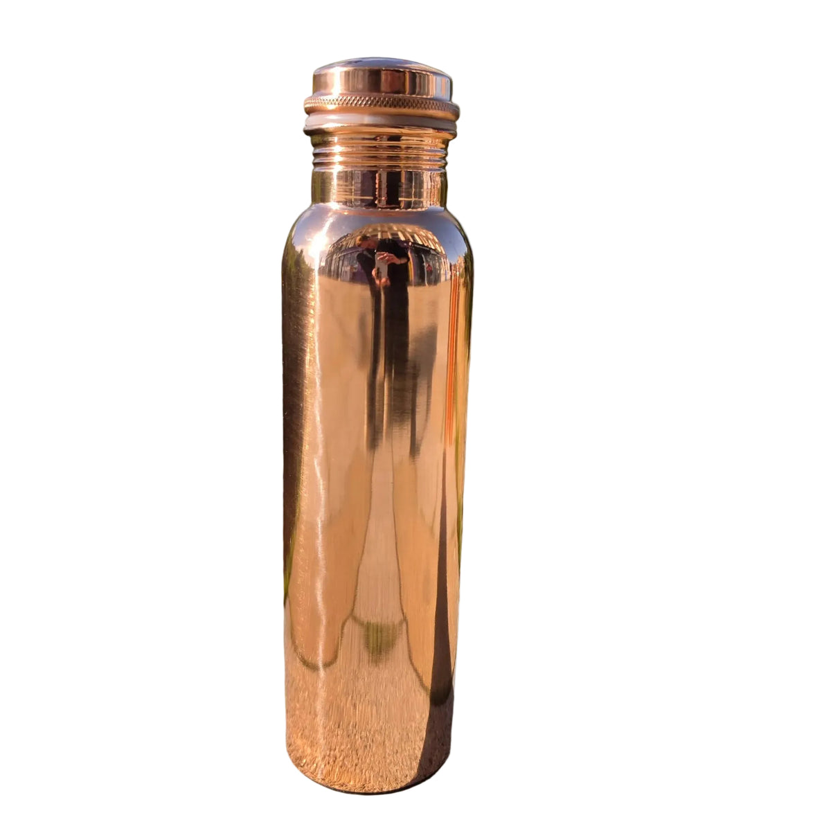 Pure Copper Water Bottle (Smooth, 1Liter)