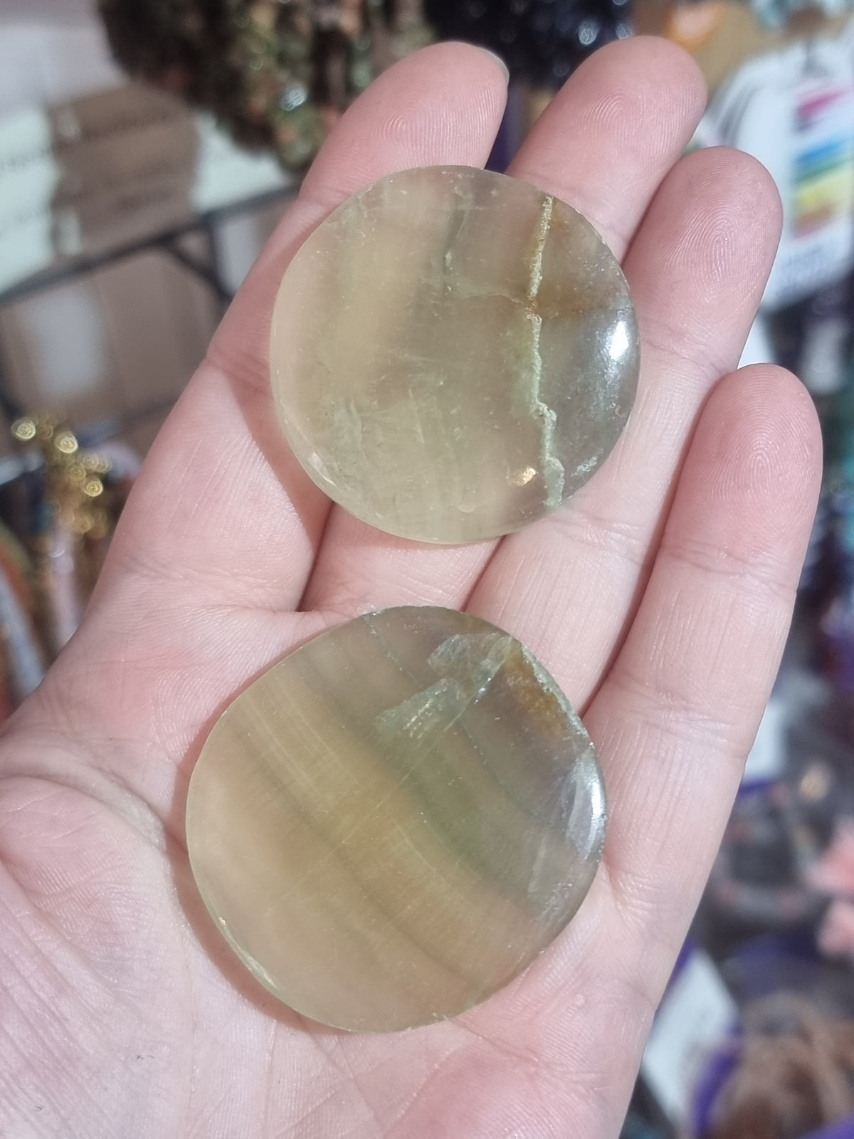 Fluorite Palmstone