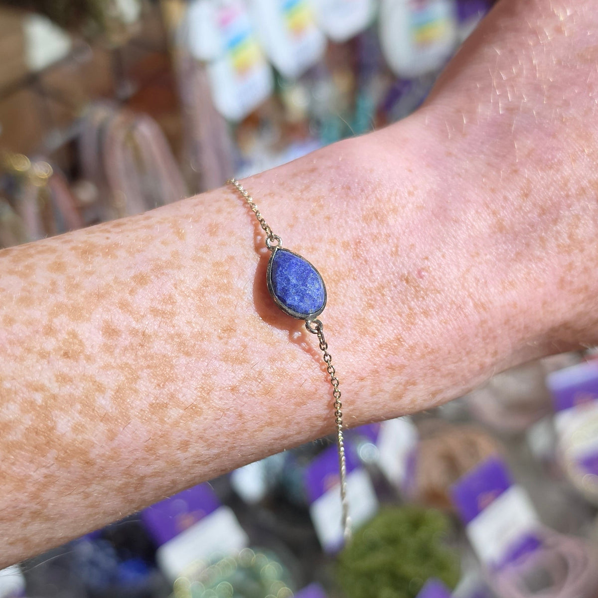 Sapphire Silver Bracelet