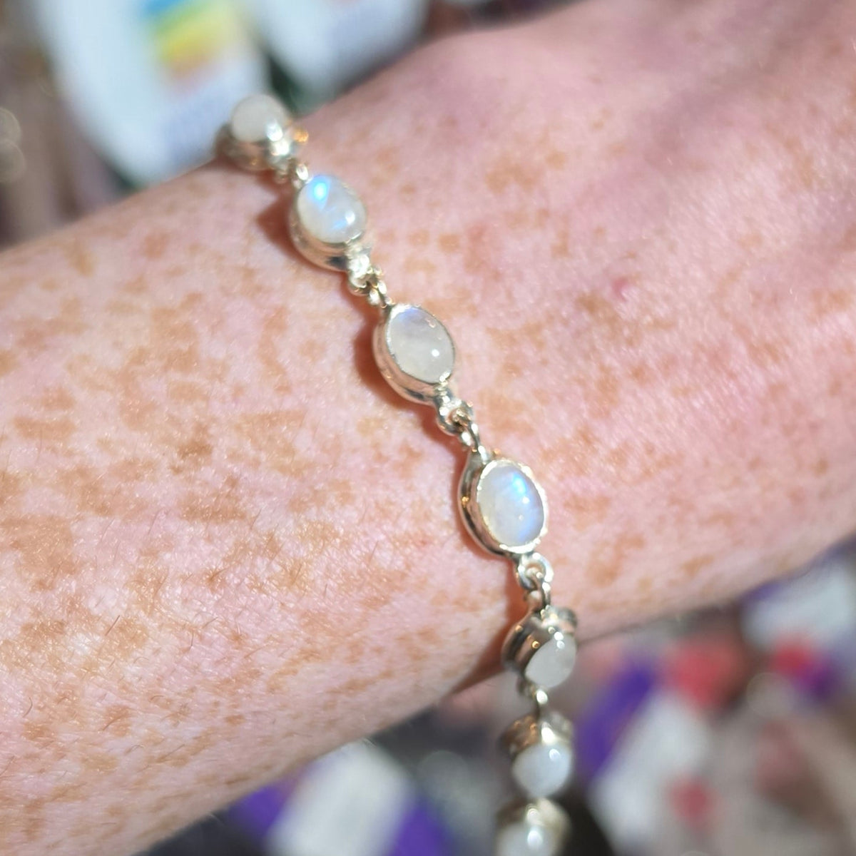 Moonstone Silver Bracelet