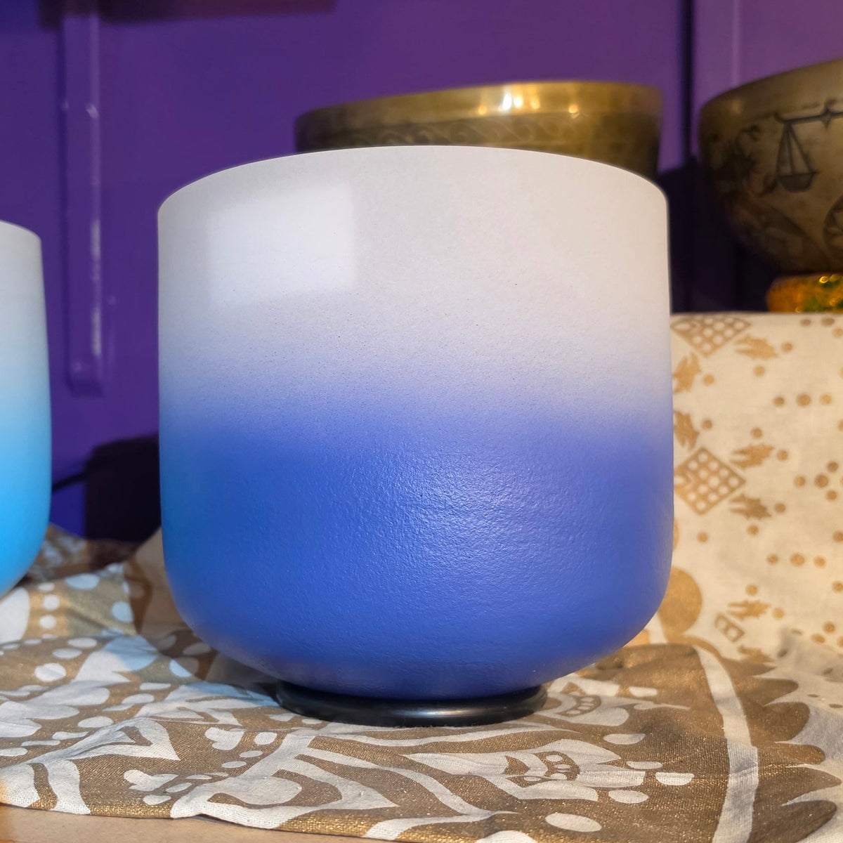Crystal Singing Bowl (Dark Blue)