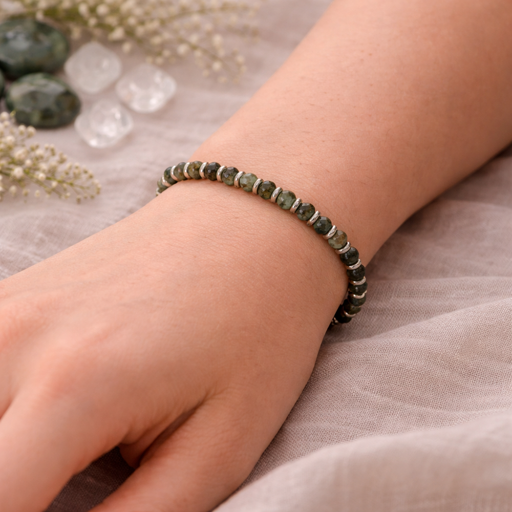 Silver Plated Opalite Bracelet