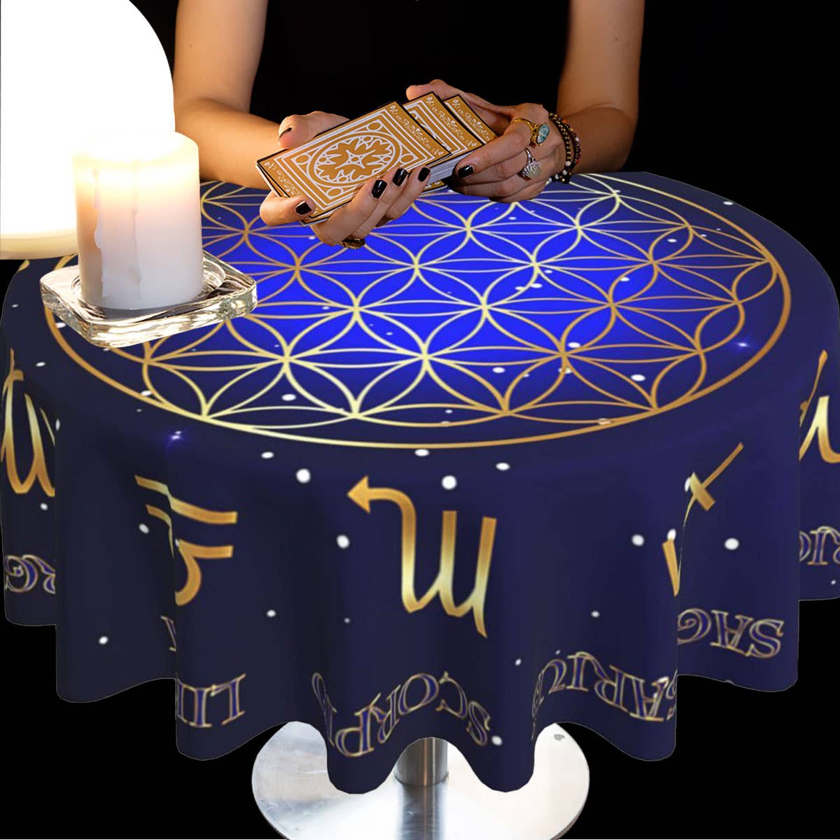Flower of Life Tarot Cloth (152cm)
