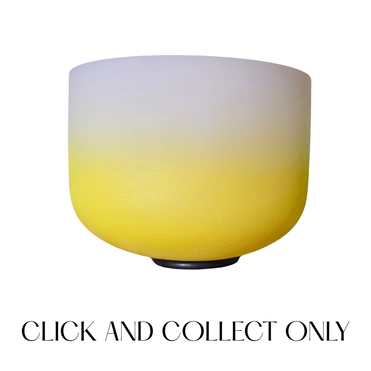 Crystal Singing Bowl (Yellow)