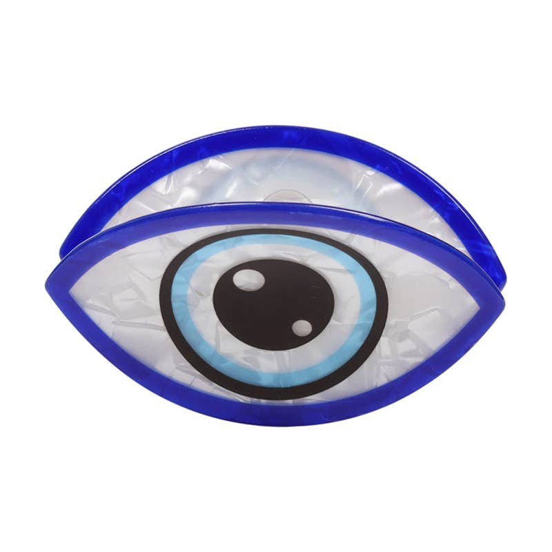 Evil Eye Hair Claw Clip