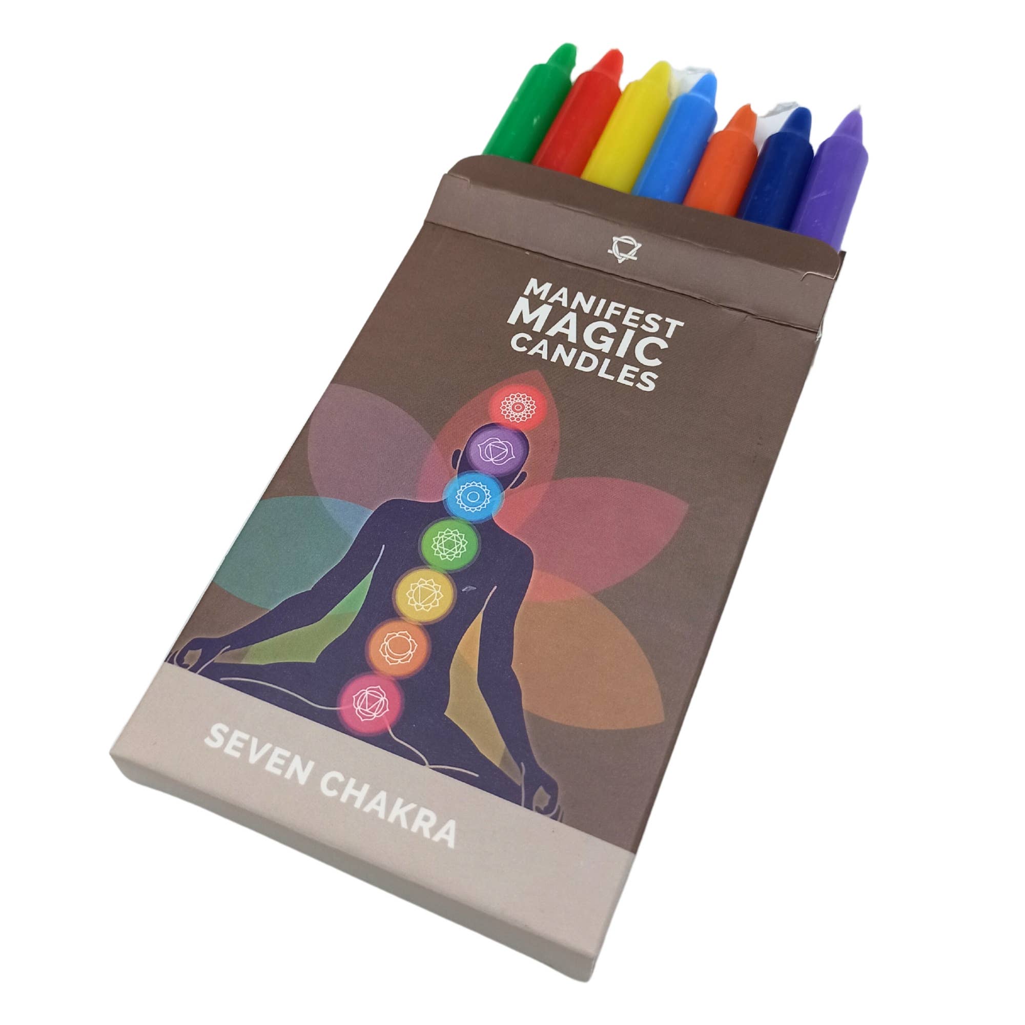 Seven Charkra Manifest Candles (set of 7)
