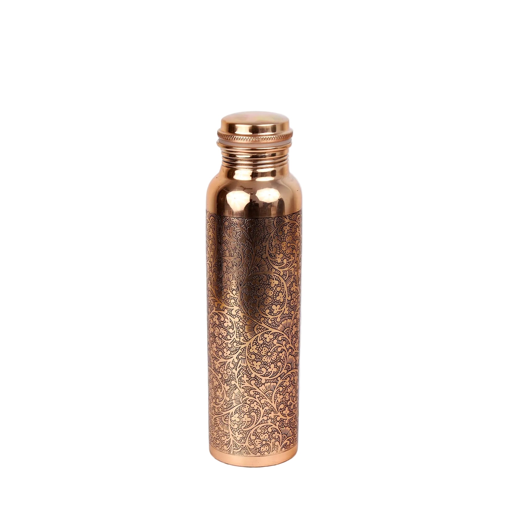 Etching Copper Water Bottle (1 Liter)