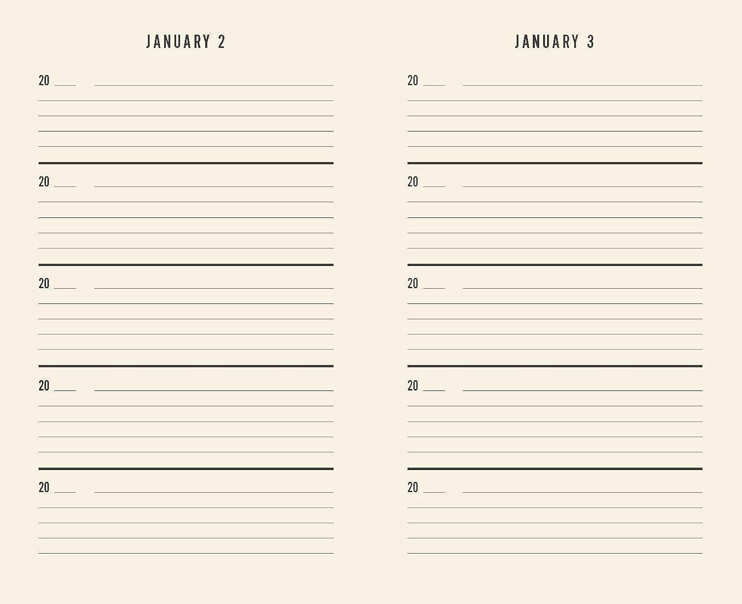 Canvas One Line a Day: A Five-Year Memory Journal