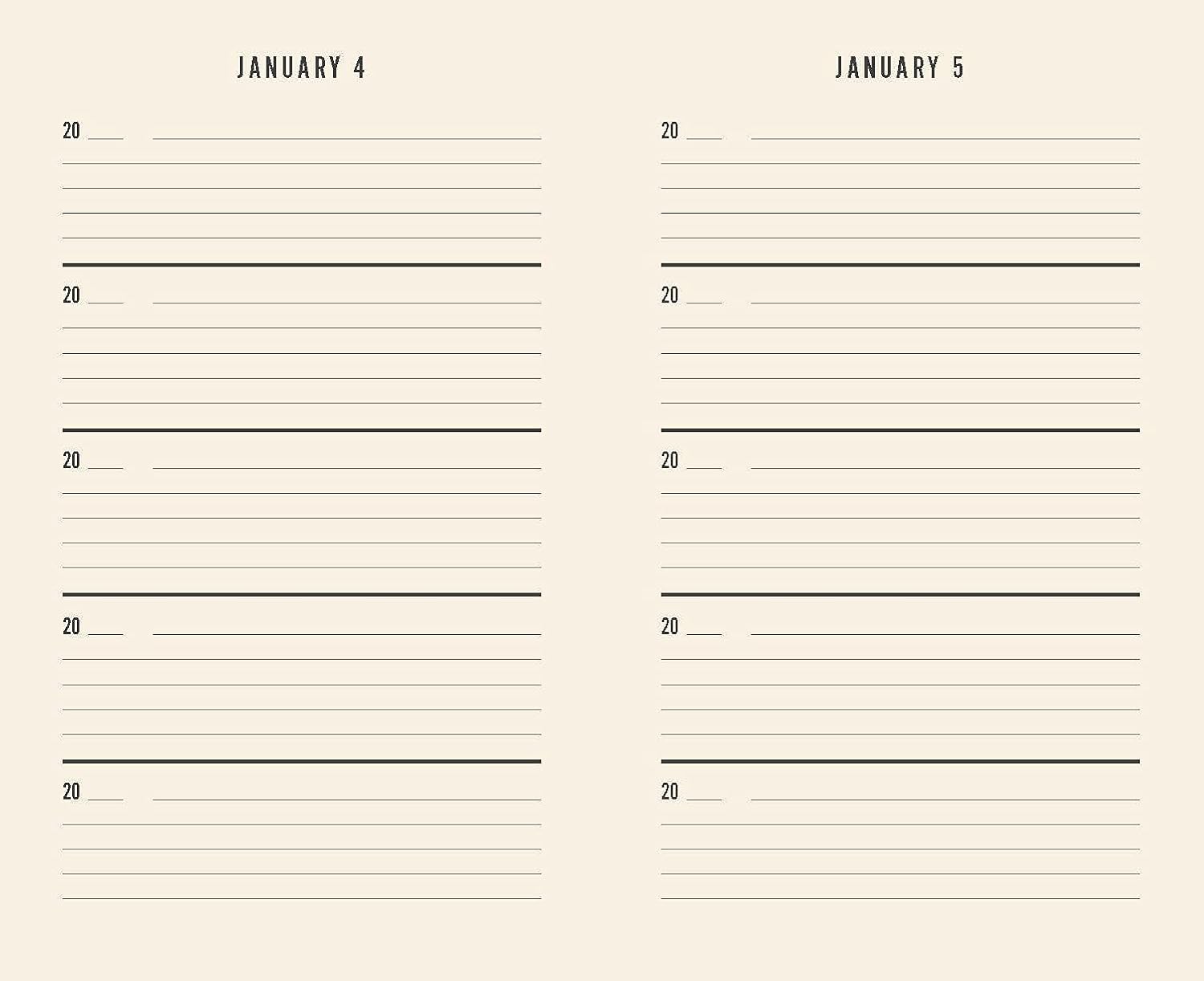 Canvas One Line a Day: A Five-Year Memory Journal