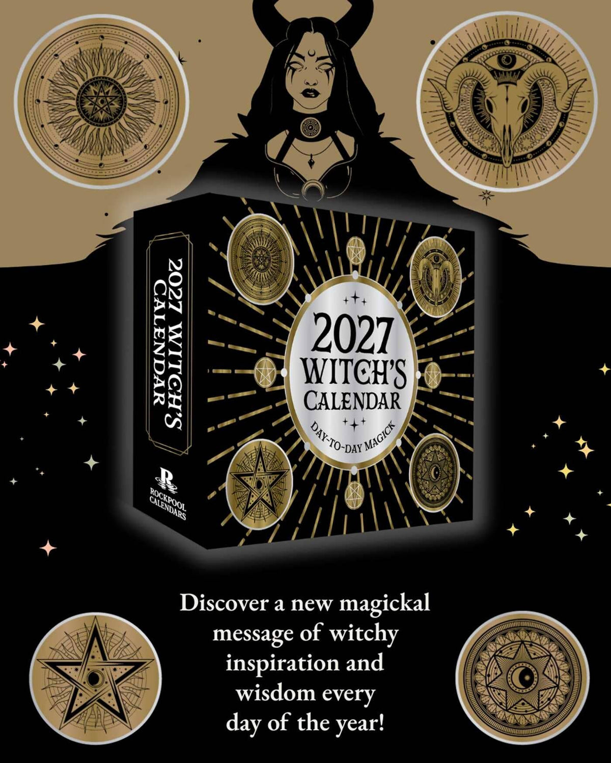 2027 Witch's Day-to-Day Calendar: Calendar; 736 pages / English