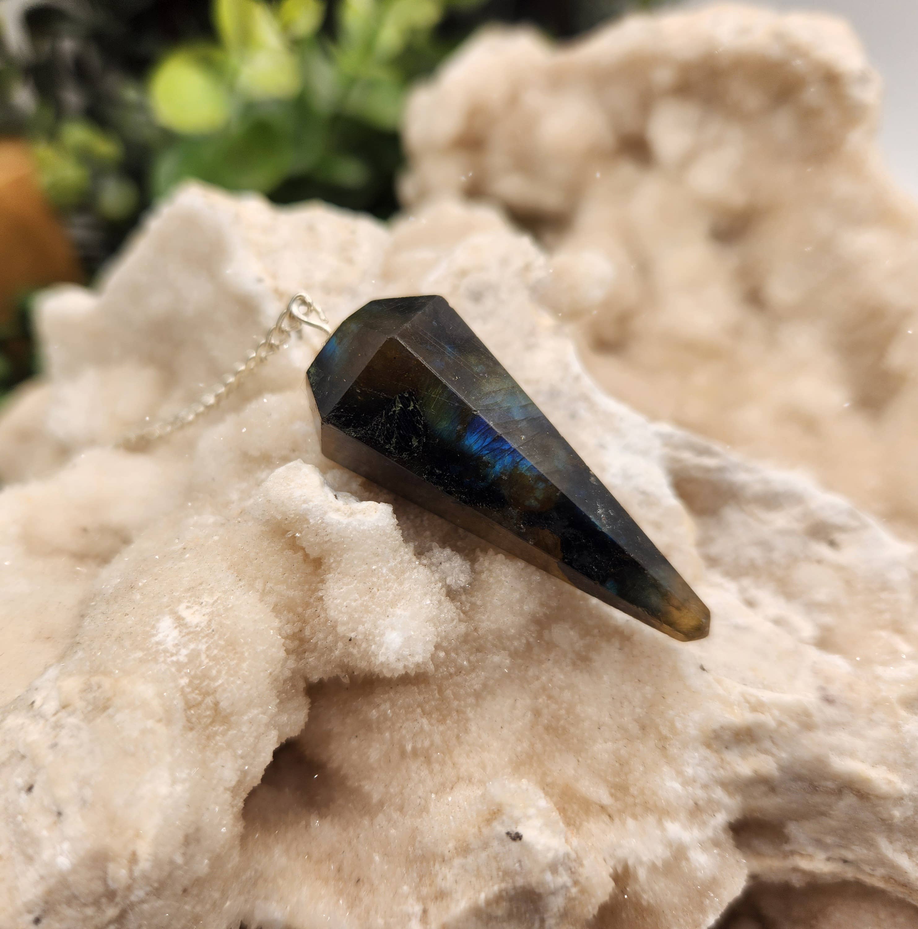 Labradorite Pendulum