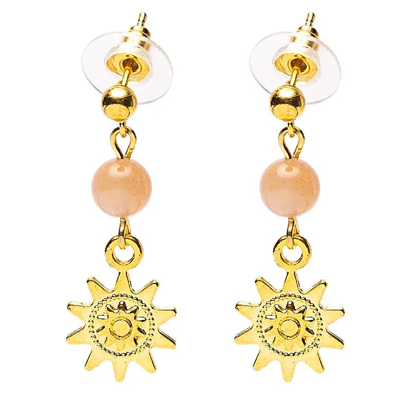 Sunstone Sun Studs