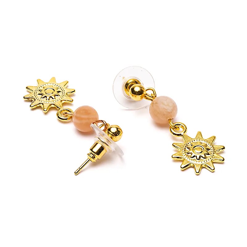 Sunstone Sun Studs