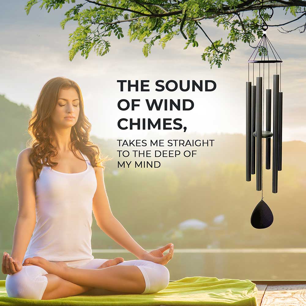 Black Wind Chime (42 Inch)