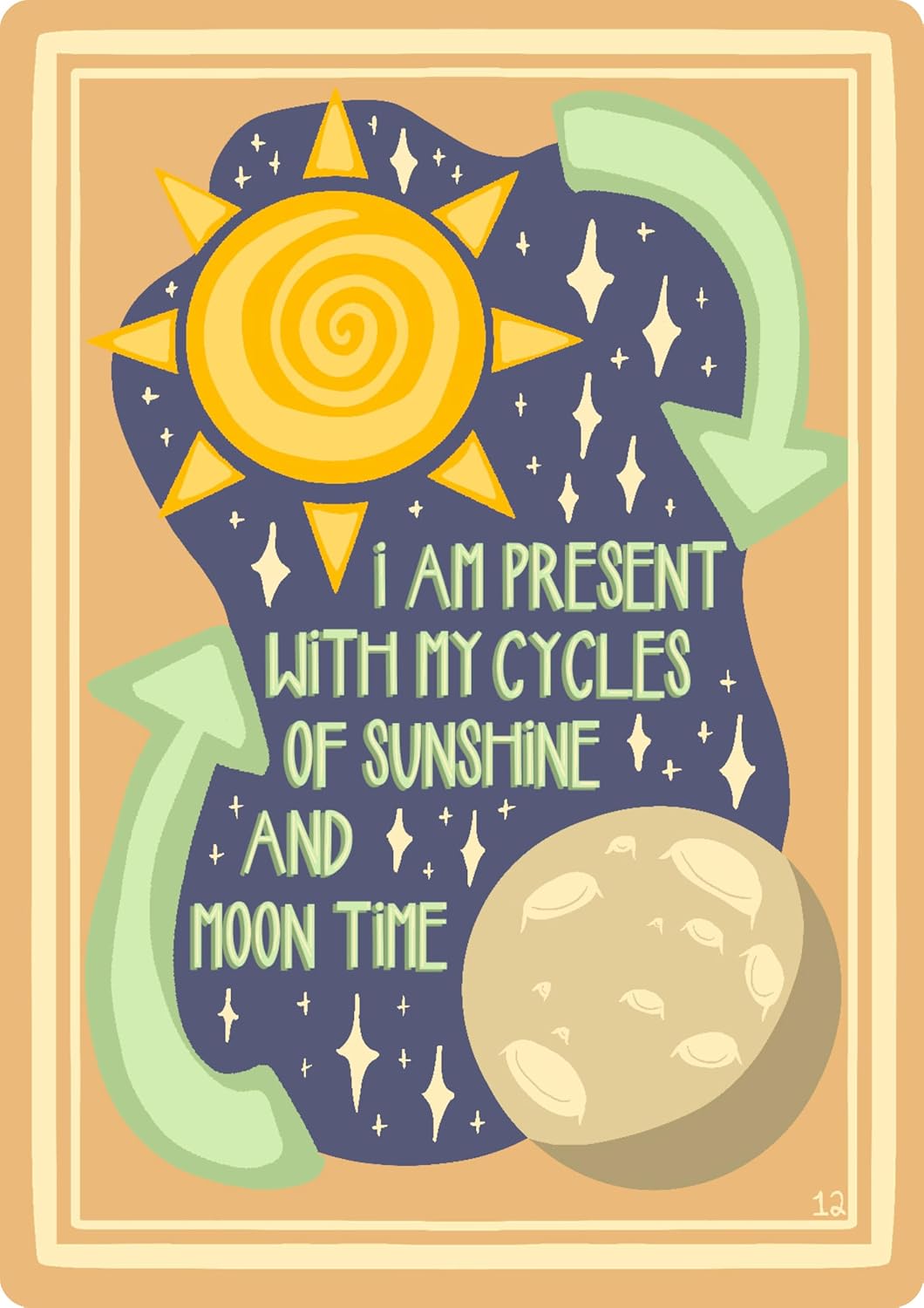 Sun-Steeped Affirmation Deck