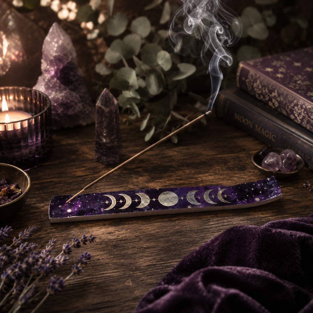 Moon Phase Incense Holder