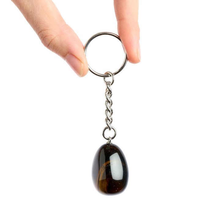 Tiger's Eye Keyring