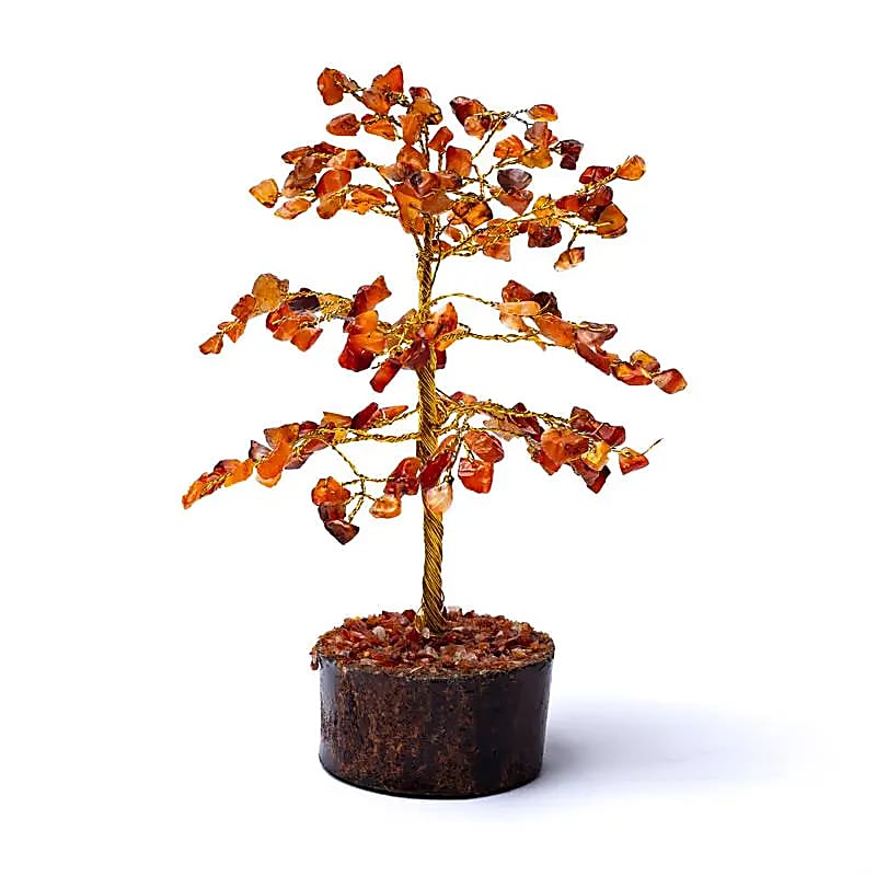 chinese carnelian crystal money tree Carnelian Crystal Tree (18cm)
