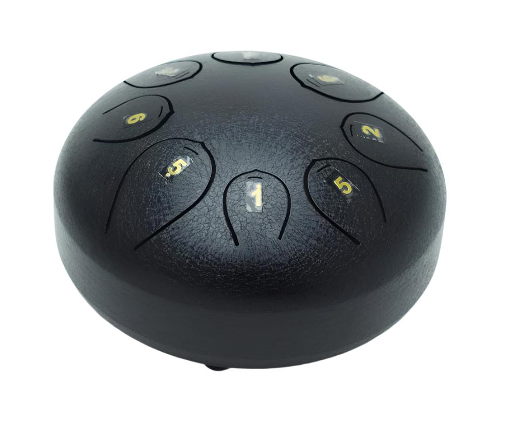 Tongue Drum - Black (6Inch)