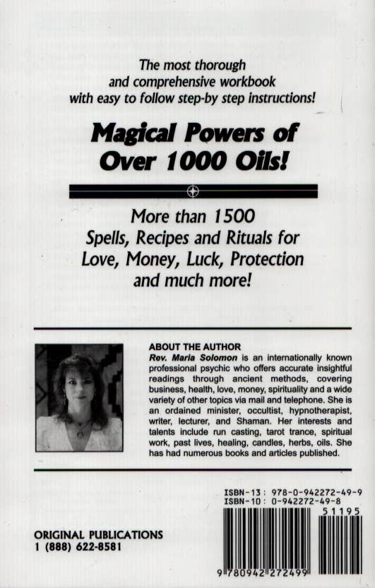 Helping Yourself with Magical Oils A-Z