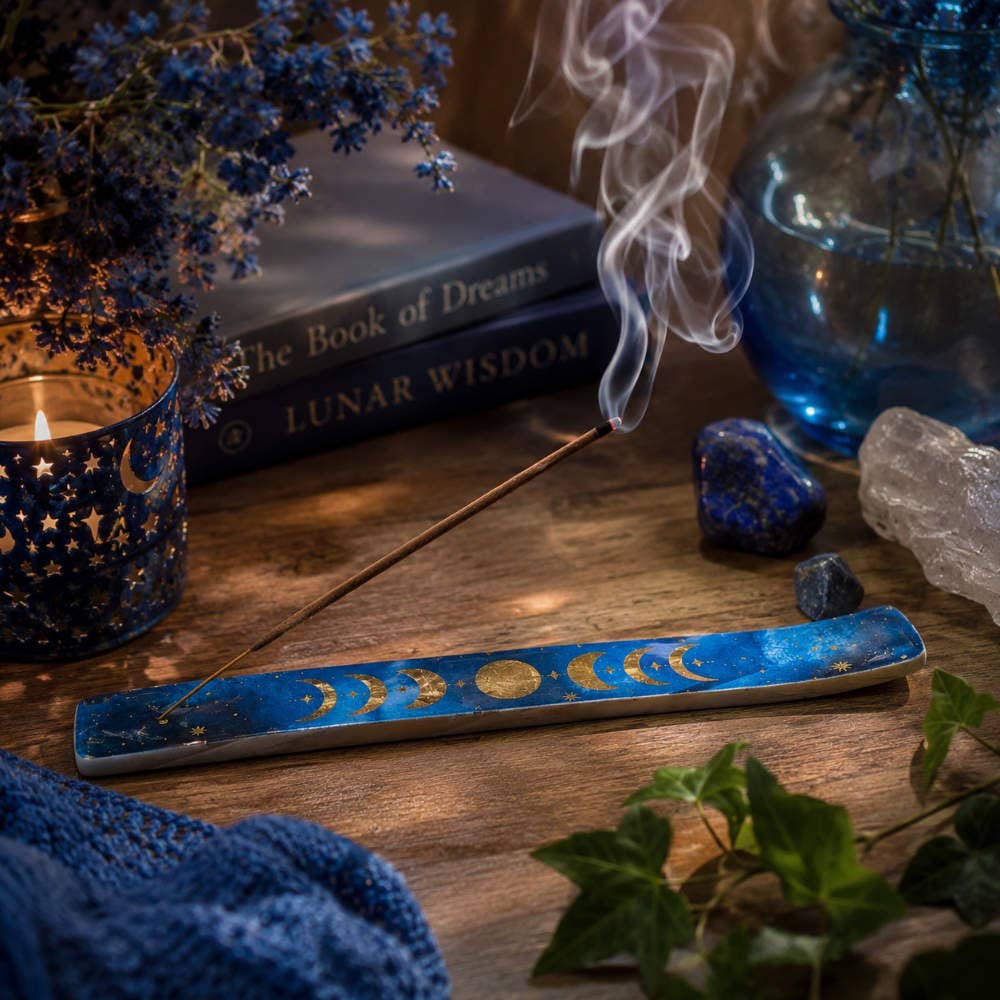 Moon Phase Incense Holder