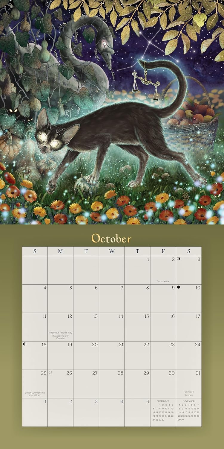 Magical Mystical Cats Calendar 2026