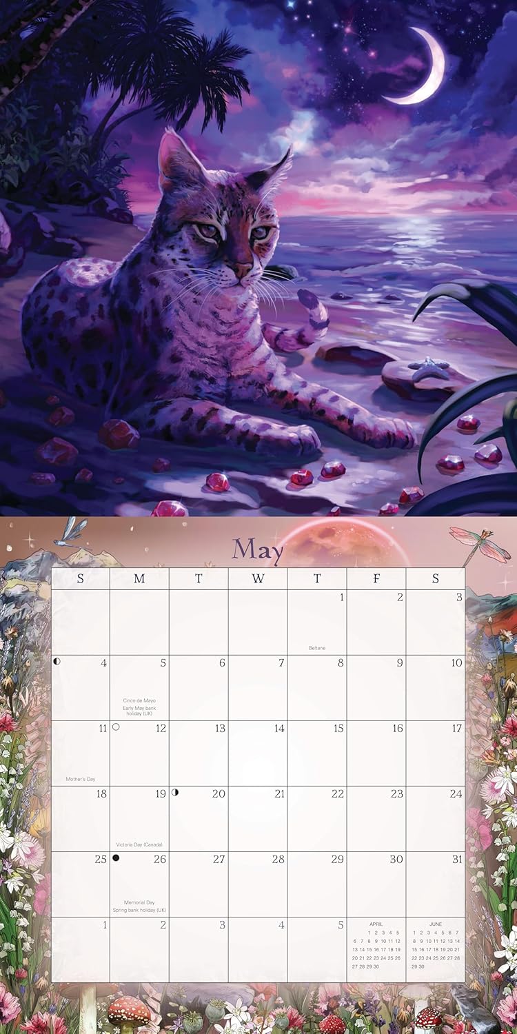 Magical Mystical Cats Calendar 2026