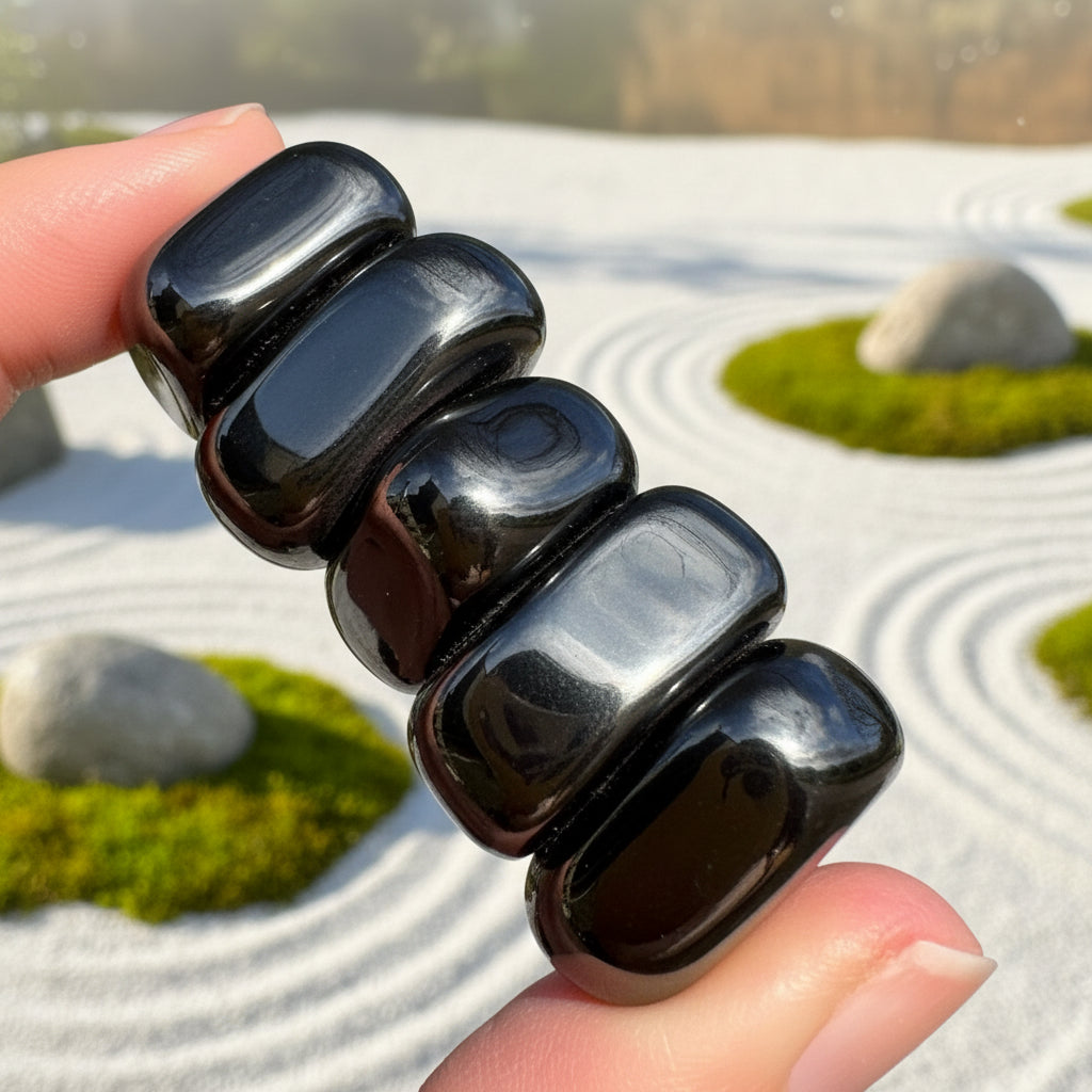 Magnetic Hematite Tumbles (Pair)