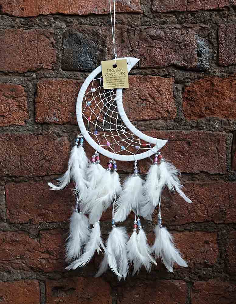 White Moon Dream Catcher