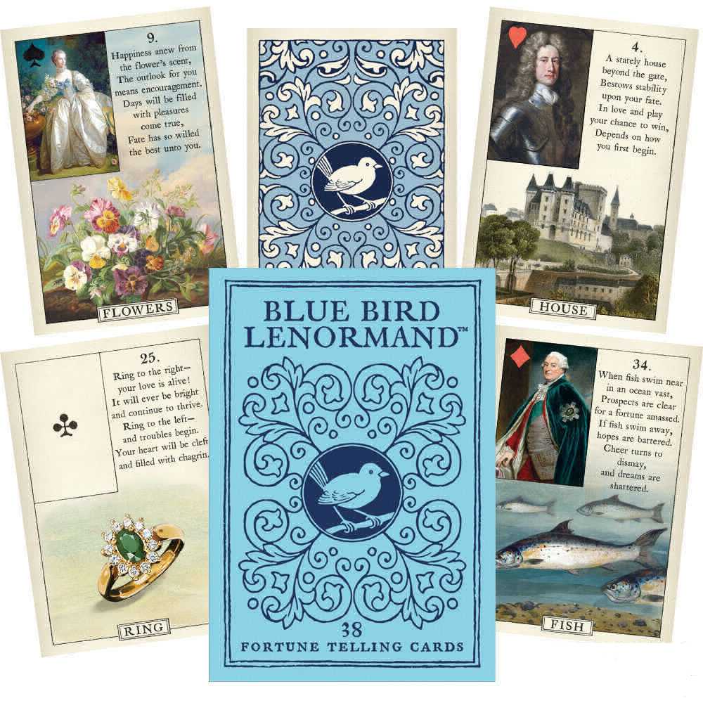Blue Bird Lenormand Cards (Pocket Deck)